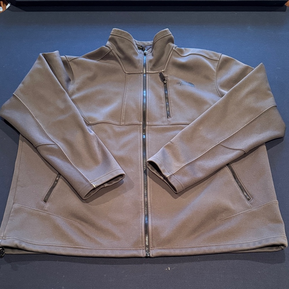 North Face Gray Full-Zip Jacket